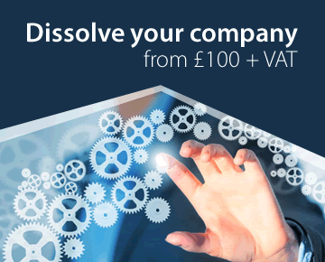 Dissolve your company from £100 + VAT